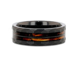 Charred Whiskey Barrel & Guitar String -  8mm 