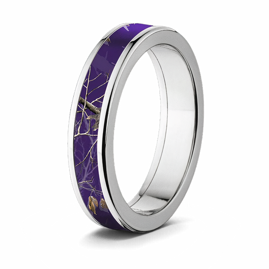 Realtree AP Purple Camo Ring  - Titanium 5mm 