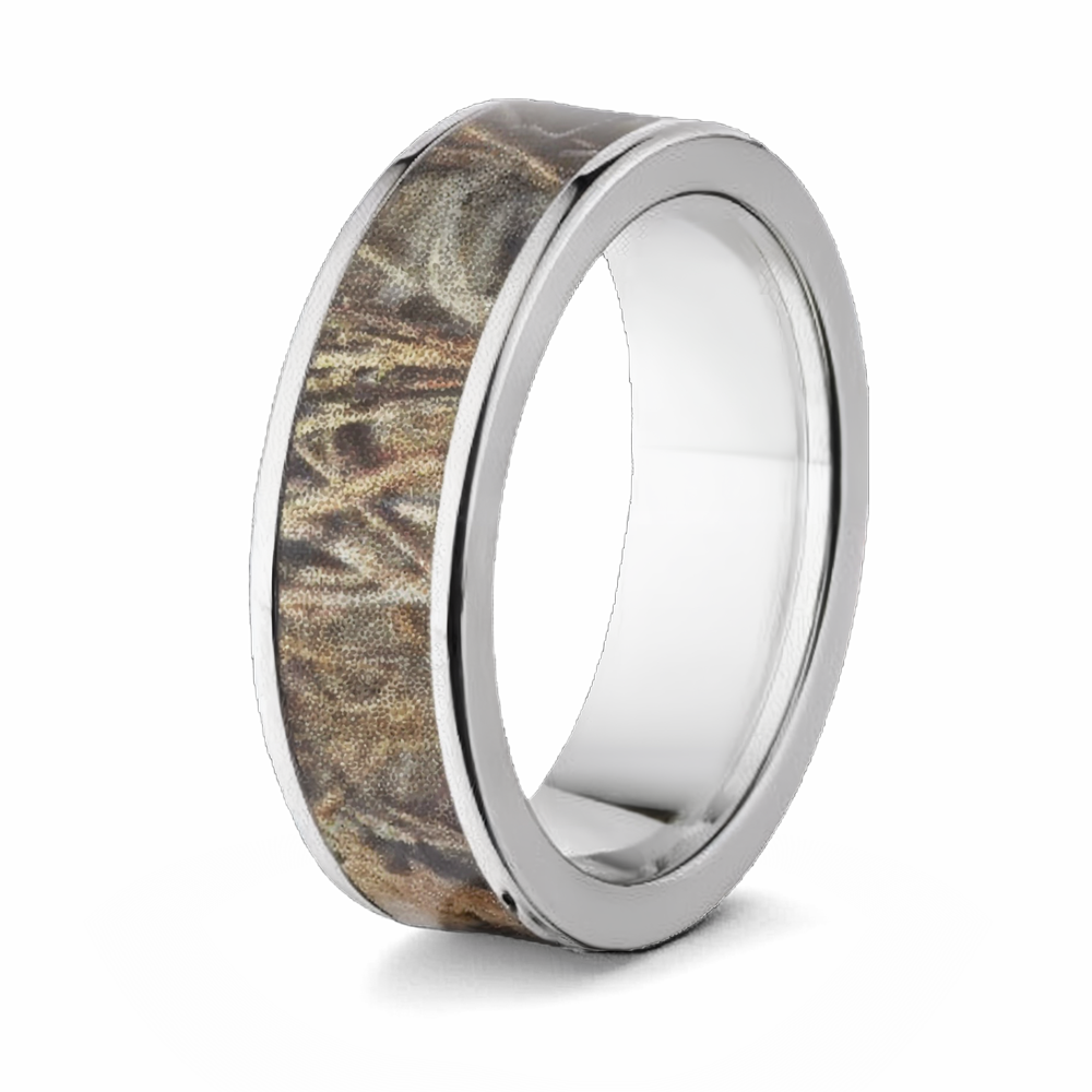 Realtree Max 4 Camo Ring - Titanium 7mm 