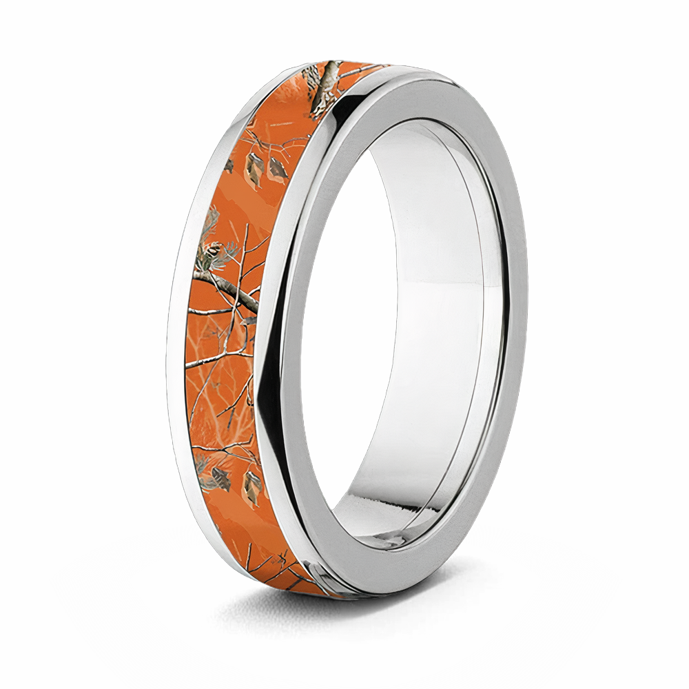 Realtree Orange Camo Ring - 6mm 