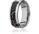 Realtree AP Black Camo Wedding Band 