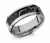 Realtree AP Black Camo Wedding Band 