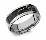 Realtree AP Black Camo Wedding Band 
