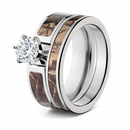 Realtree AP Camo Bridal Ring Set for Her 