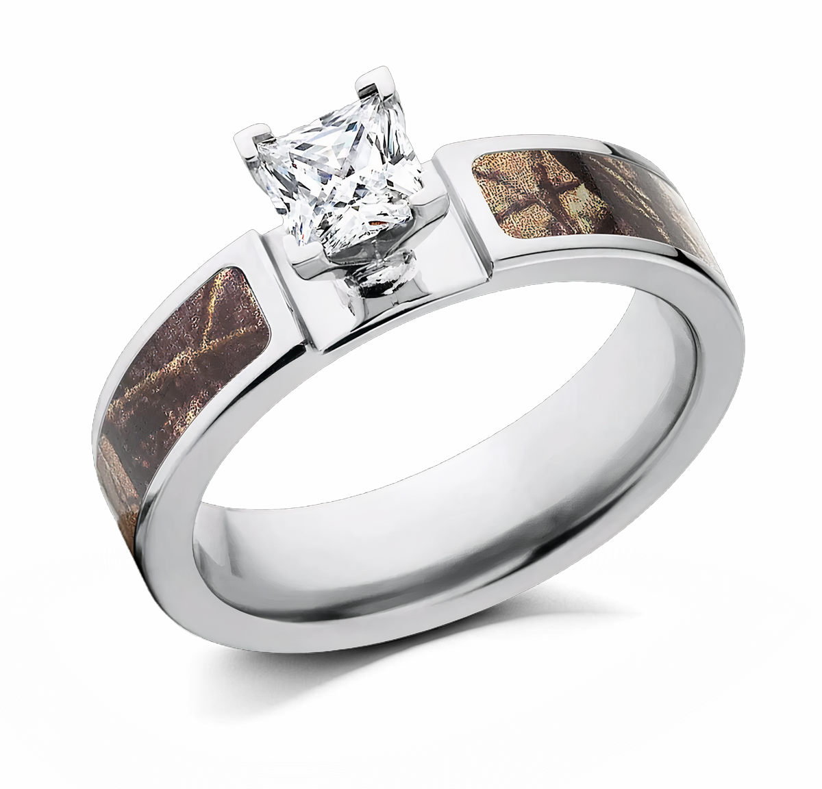 Realtree AP Camo Engagement Ring - 1ct Stone 
