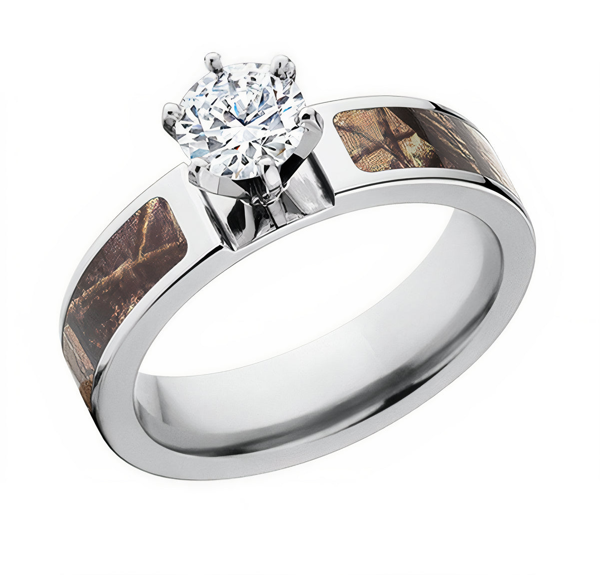 Realtree AP Camo Engagement Ring - 1ct Stone 