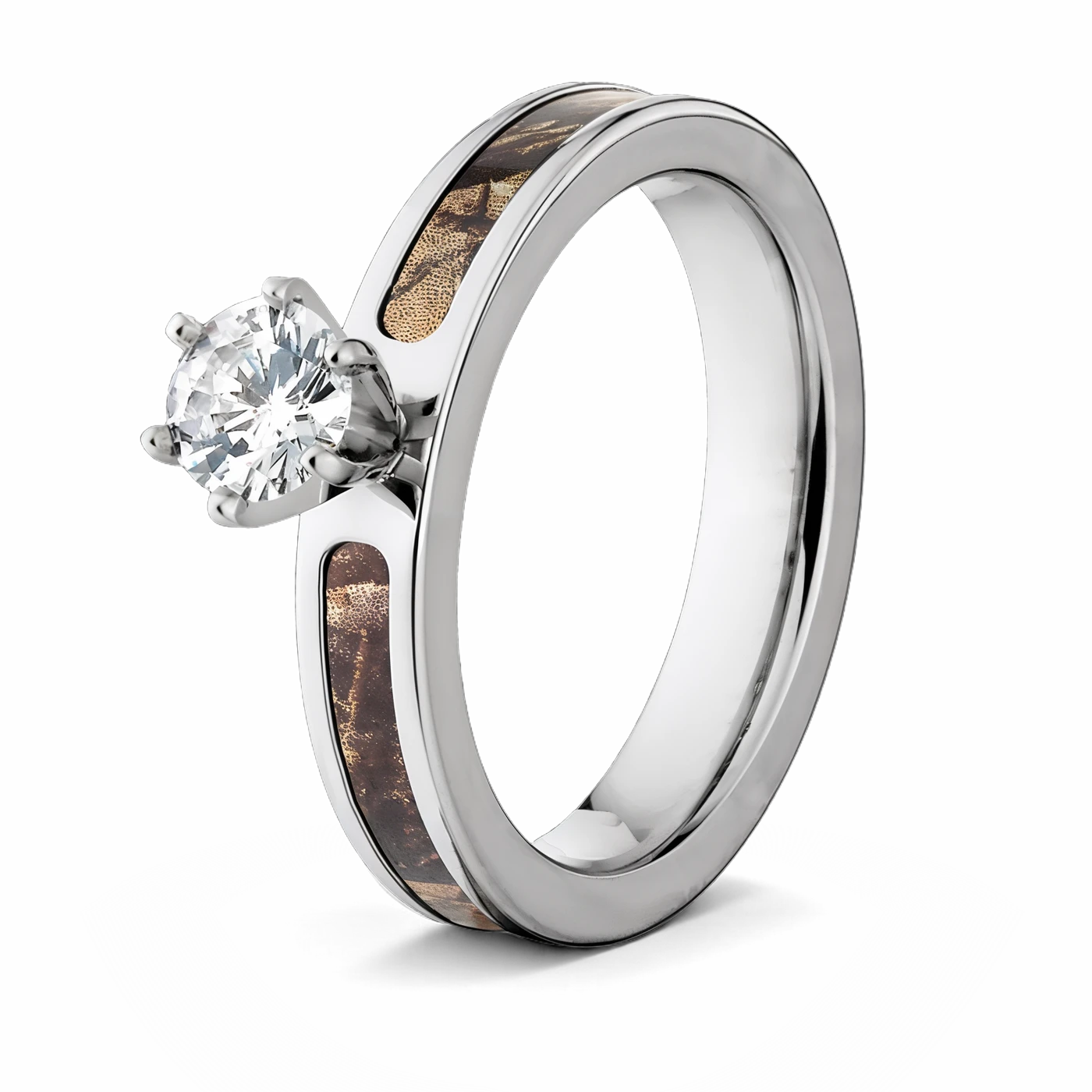 Realtree AP Camo Engagement Ring 4mm - 1/2Ct 