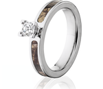 Realtree AP Camo Engagement Ring 4mm - 1/2Ct 