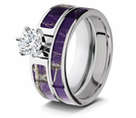 Realtree AP Purple Bridal Set - CZ or Diamond Option 
