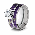Realtree AP Purple Bridal Set - CZ or Diamond Option 