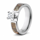 Realtree Max 4 Camo Engagement Ring - 1CT 6mm 