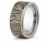 Realtree Max 4 Camo Ring - Titanium 10mm 