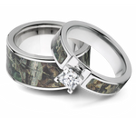 Realtree Timber Camo Ring Set for Him and Her 