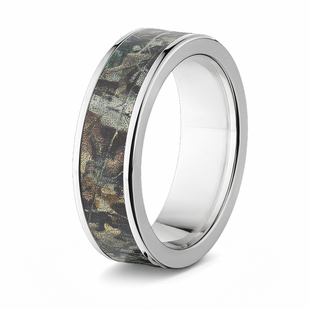 Realtree Timber Camo Ring  - Titanium 7mm 