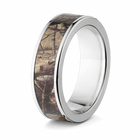 Realtree AP Flat Camo Ring - Titanium 7mm 
