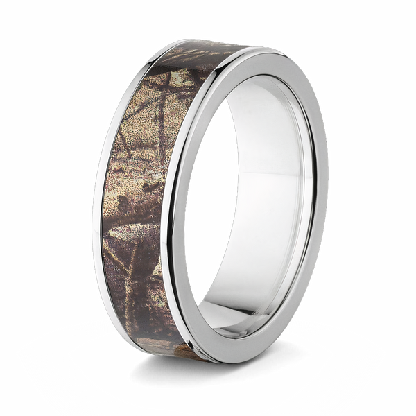 Realtree AP Flat Camo Ring - Titanium 7mm 