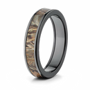 Realtree Max 4 Black Camo Ring - Pick Width 