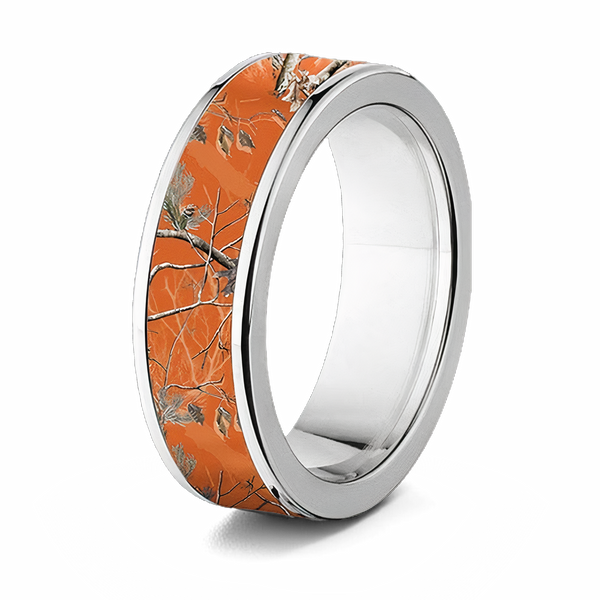 Realtree Orange Camo Ring - 7mm 