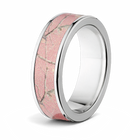 Realtree Pink Camo Wedding Ring - Titanium 7mm 