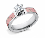 Realtree AP Pink Engagement Ring - 1 CT 