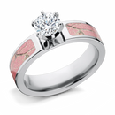 Realtree AP Pink Engagement Ring - 1 CT 