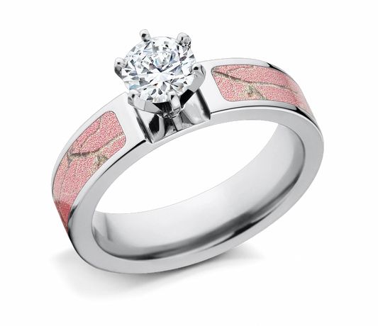 Realtree AP Pink Engagement Ring - 1 CT 