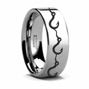Fishing Hooks Ring - Tungsten 
