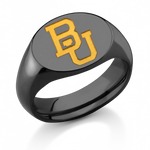 baylor black zirconium medium signet
