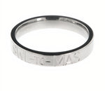 Slim 4MM Duck Band - Customize with Initials OR Date 