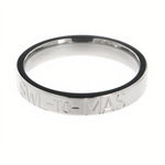 Slim 4MM Duck Band - Customize with Initials OR Date 