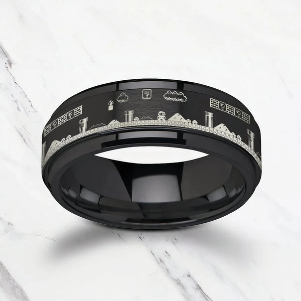Super Mario Bros Ring - Spinner 