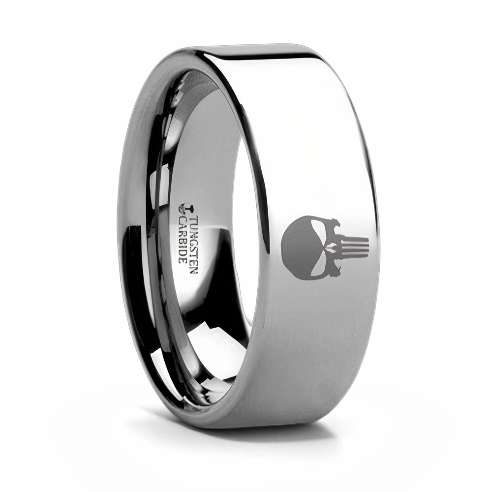 The Punisher Ring - Tungsten 