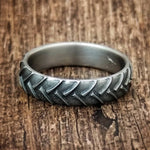 Tractor Tread Ring - 6mm - Camo Ever After