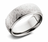Tree Bark Band with Grooved Edges - 9mm 