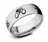 Triathlon Ring - Titanium 8mm 