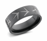 Turkey Track Ring Zirconium