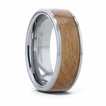 Whiskey Barrel Ring - Tungsten 8mm 
