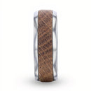 Whiskey Barrel Wedding Ring - Domed 