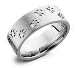 Wolf Tracks Ring - Cobalt 8mm - Camo Ever After
