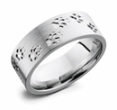 Wolf Tracks Ring - Cobalt 8mm - Camo Ever After