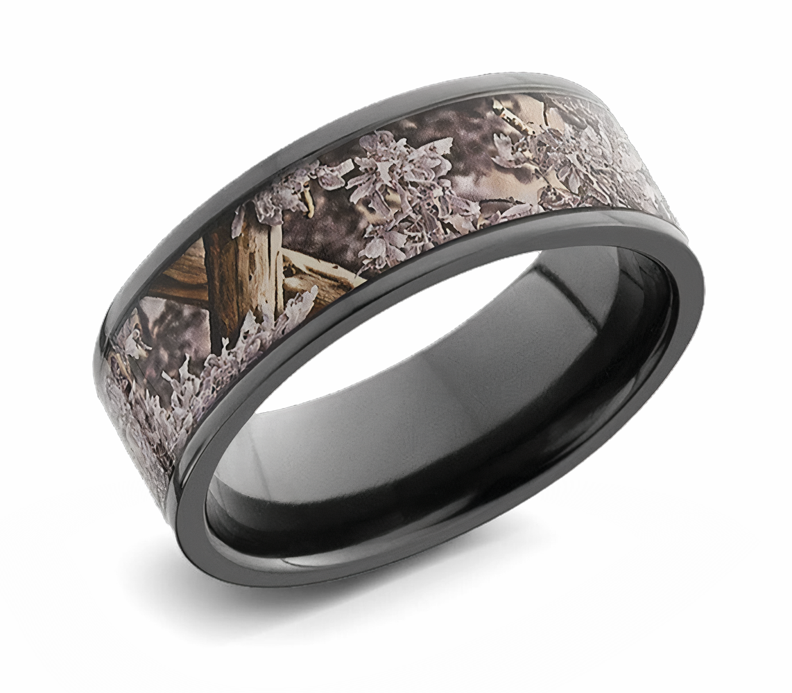 King's Desert Camo Ring - Zirconium 8mm 