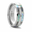 Abalone Shell Ring - Double Inlay 
