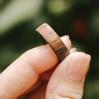 Koa Wood Ring with Carbon Fiber Sleeve 