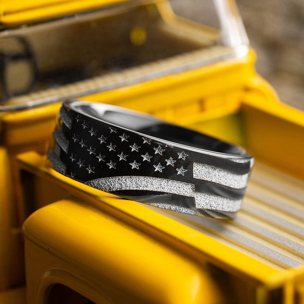 American Flag Ring