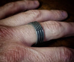 Patriotic Ring - American Flag Titanium 
