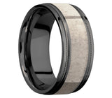 antler ring black zirconium