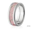 Realtree Wedding Ring 8mm Titanium in Brush Finish - Pick Pattern 