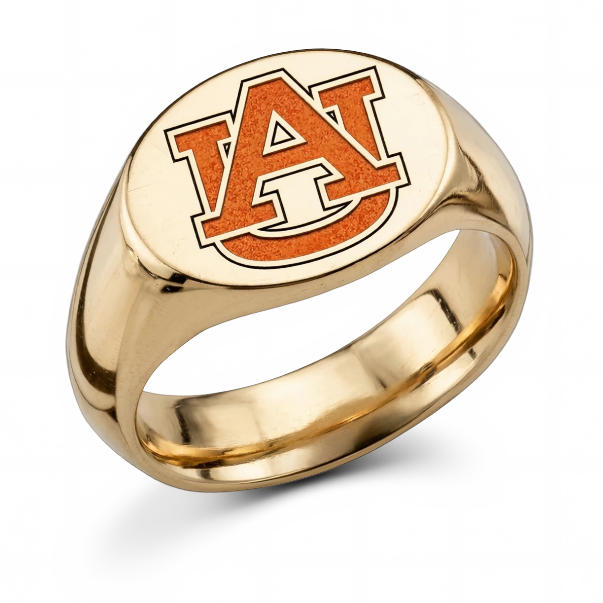 auburn signet medium yellow gold