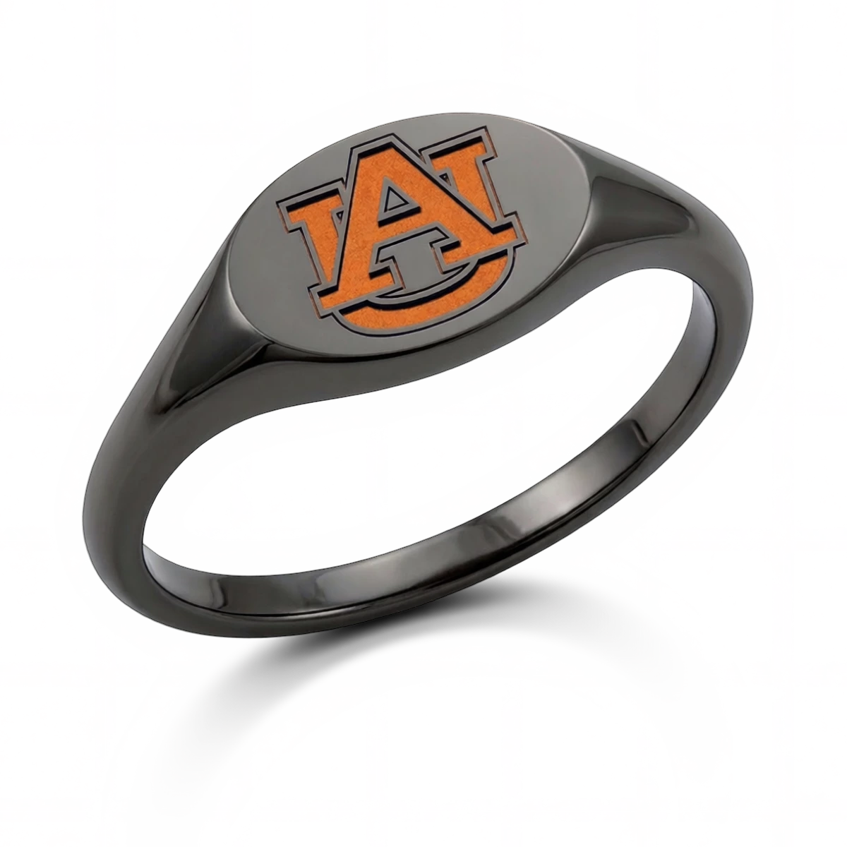 Auburn Ring – Small Signet in Alternative Metals