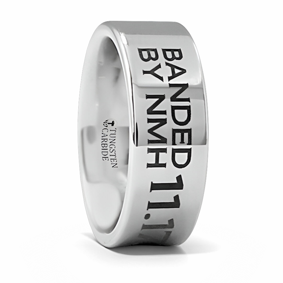 banded by tungsten ring